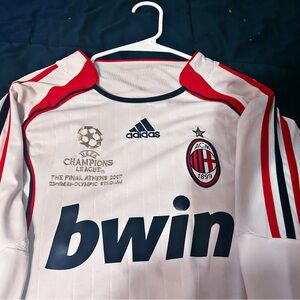 Adidas Rossoneri White and Red Jersey